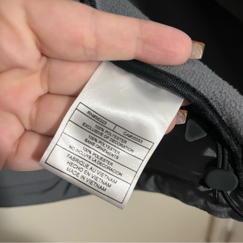 Vintage Nike Grey Tag Custom Softshell Training Jacket Size XL 2000s Tech Pouch - Picture 8 of 10